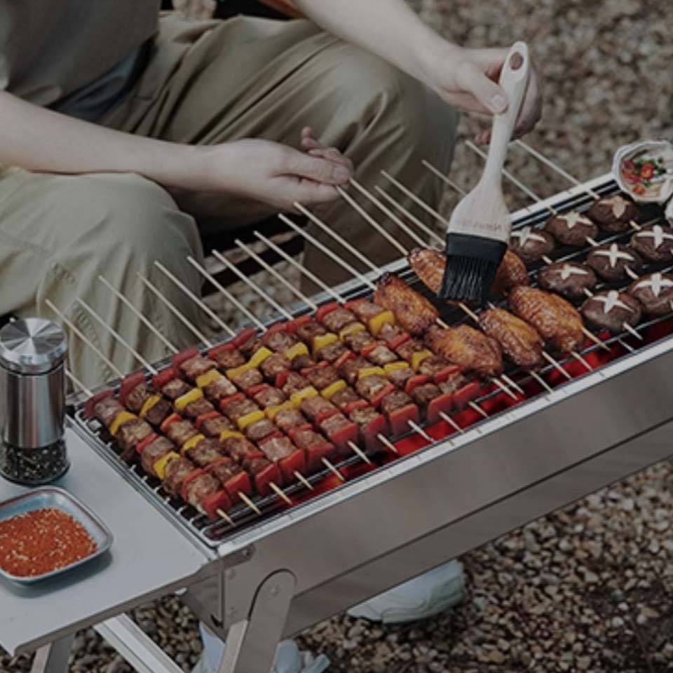 Parrilla para acampar