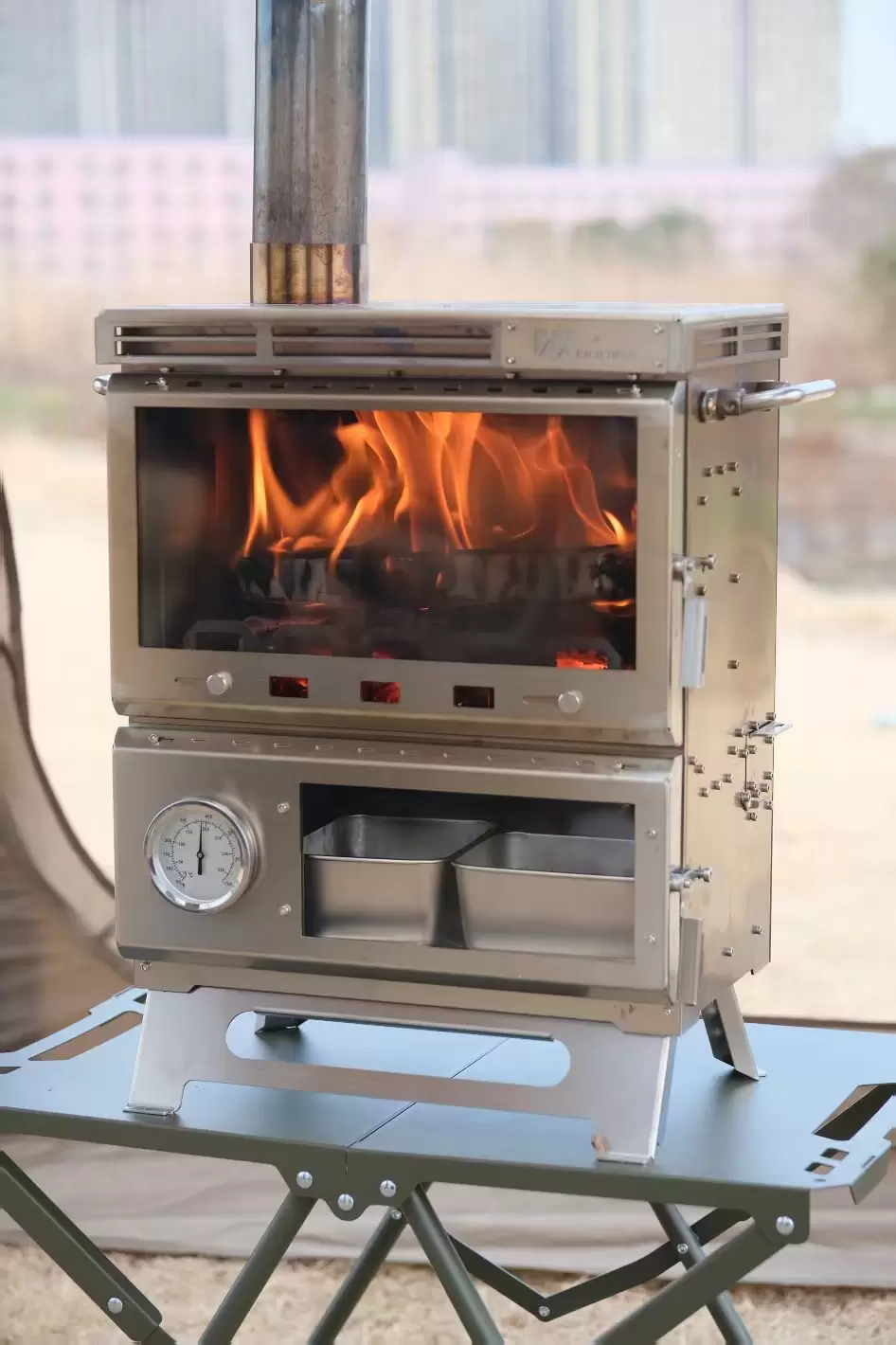 Horno de camping multifunción todo en uno