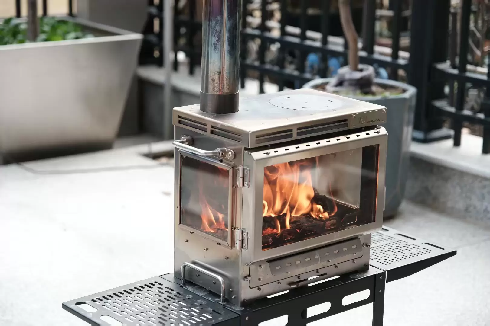 Horno de carpa de combustión estática adaptable de múltiples escenas