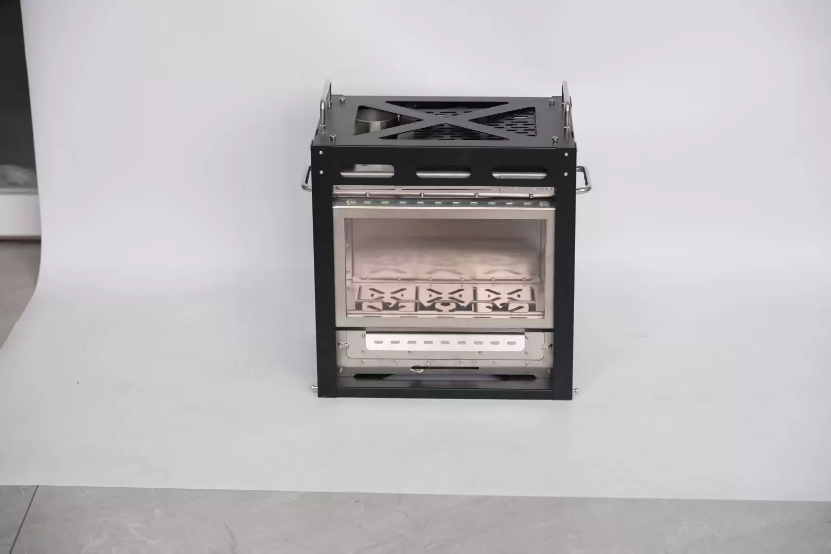 Horno de carpa de combustión estática adaptable de múltiples escenas