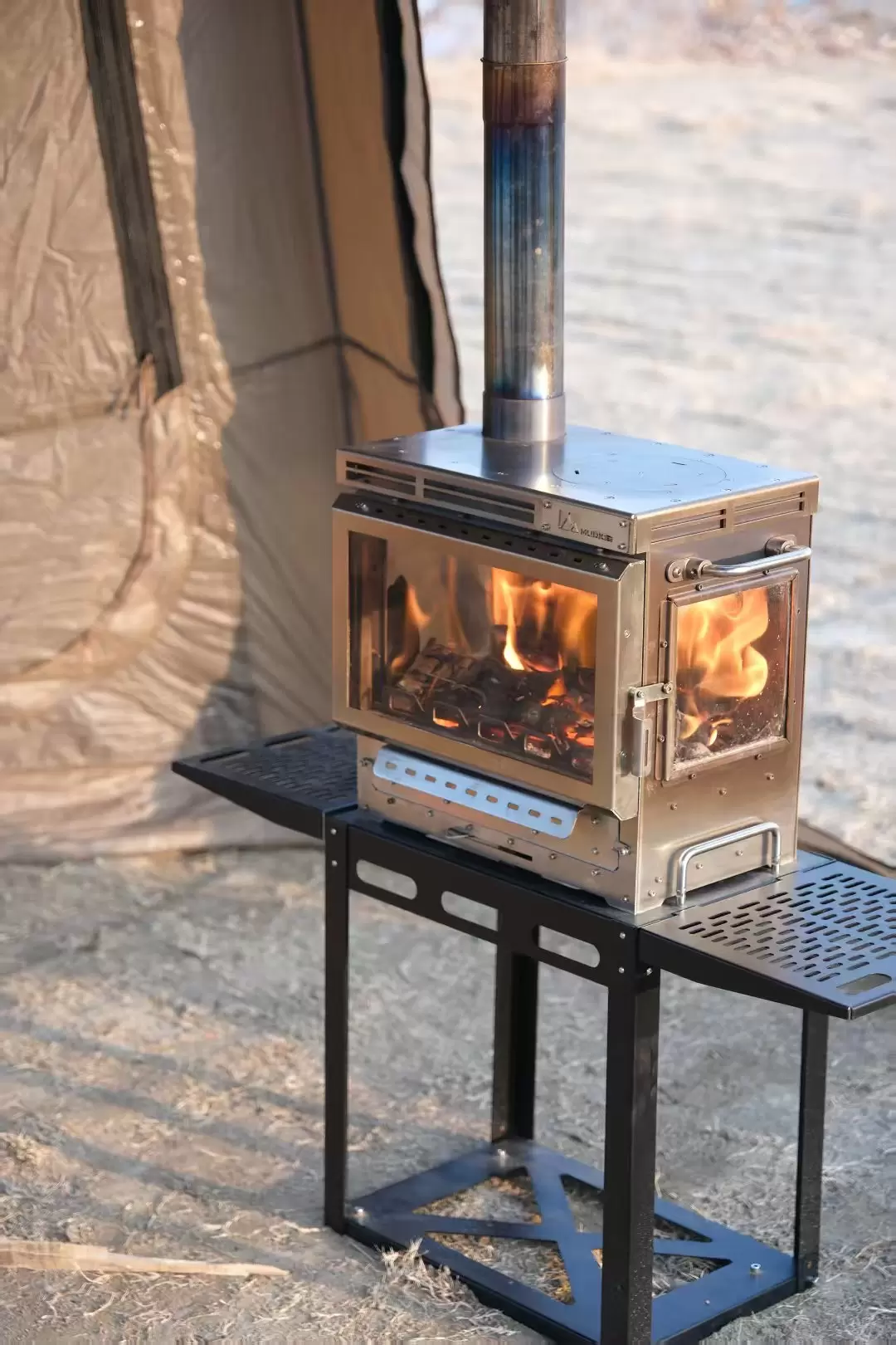 Horno de carpa de combustión estática adaptable de múltiples escenas