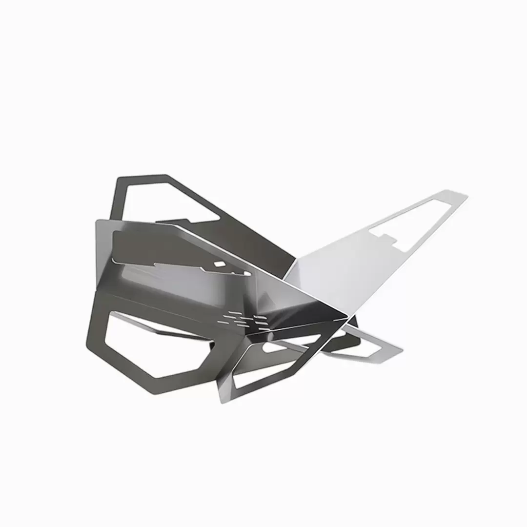 Brasero plegable estilo tarjeta