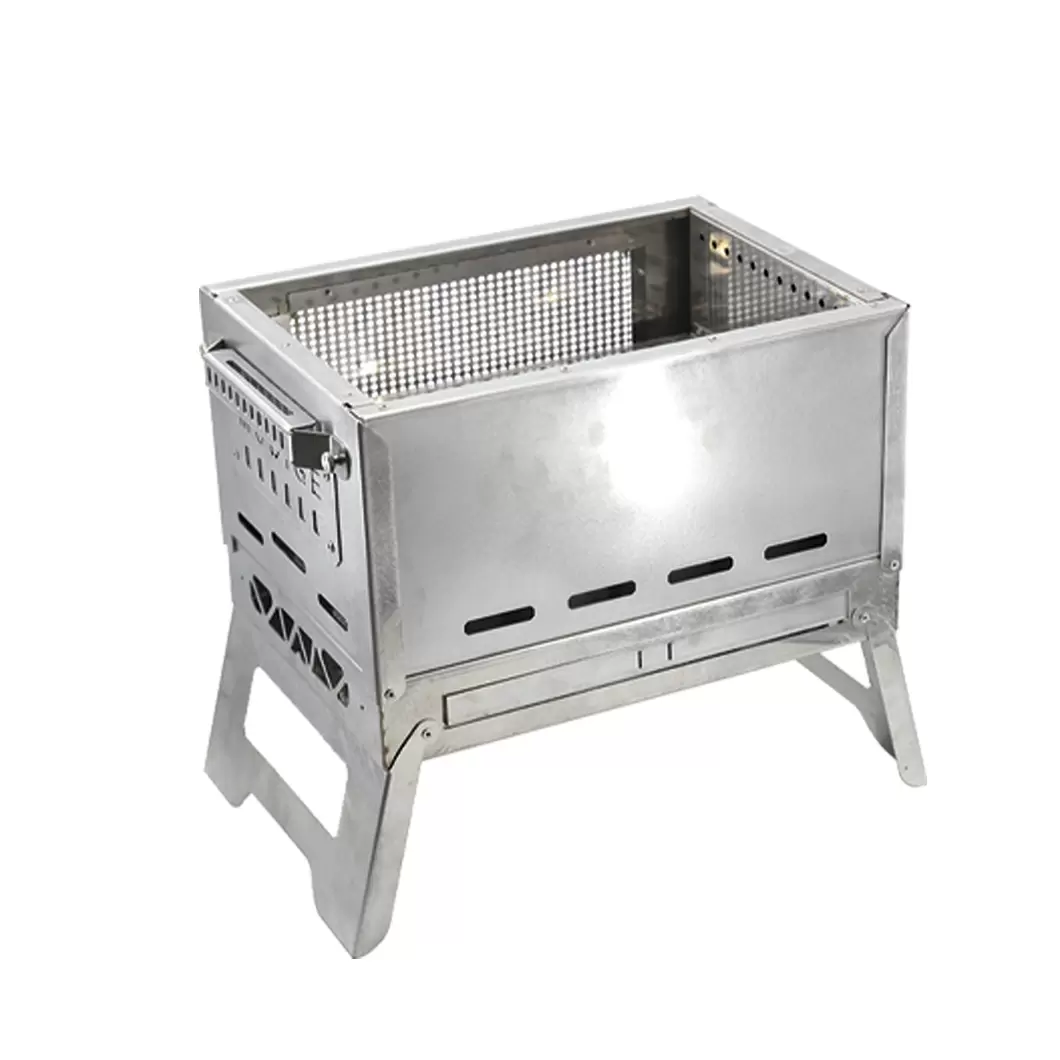Brasero plegable ultrafino de empaque rápido