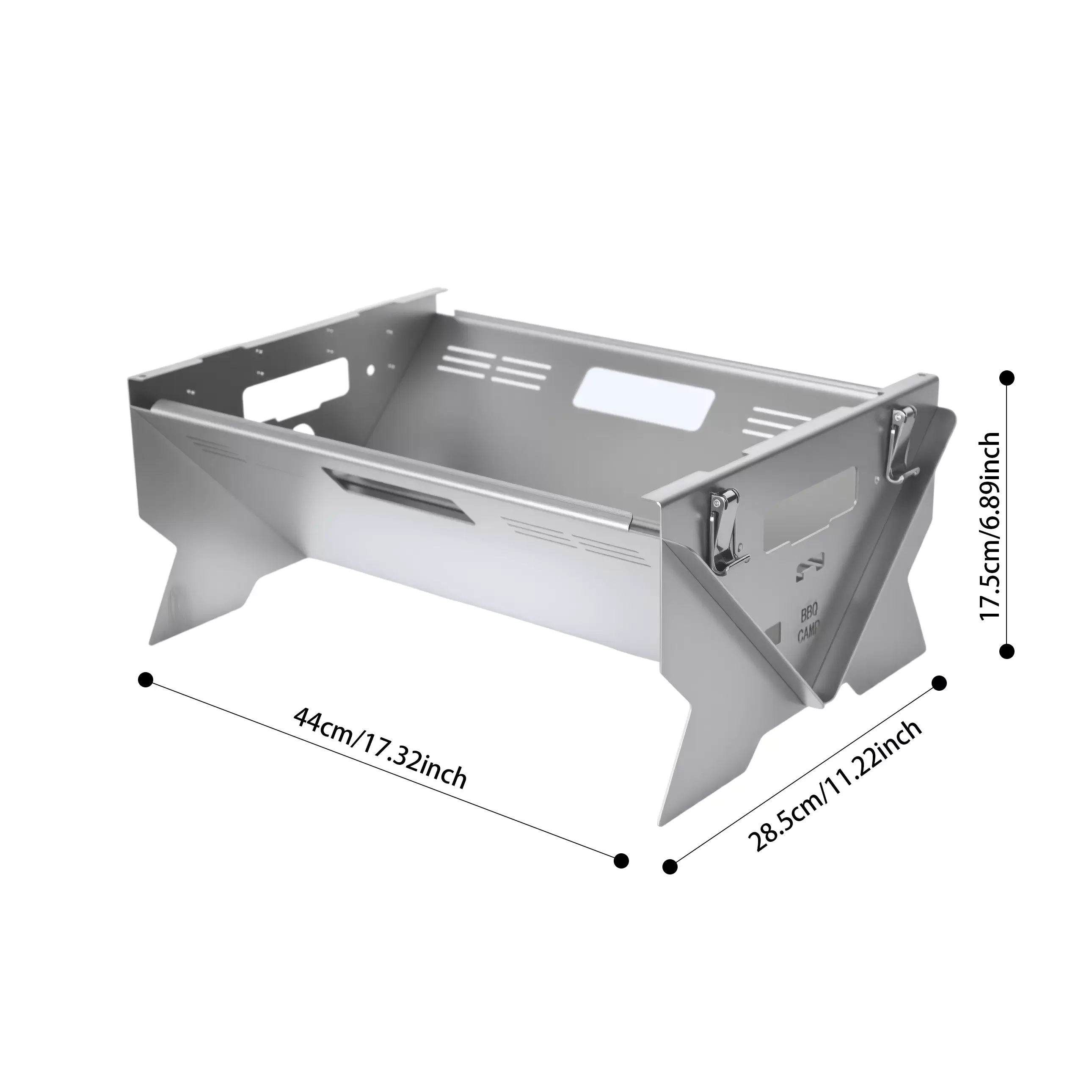 inbestcamp - Barbacoa giratoria de 360 ​​grados