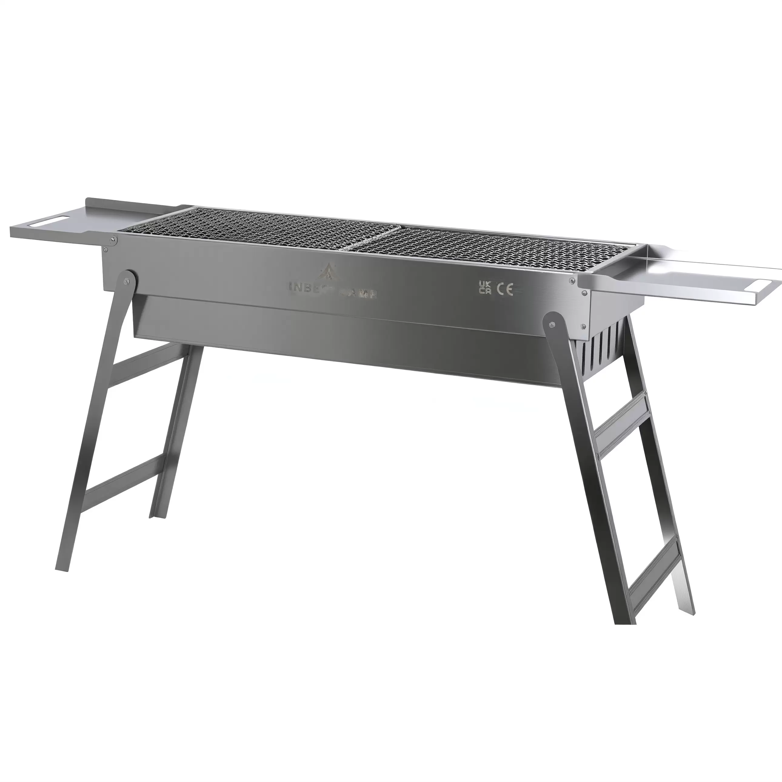 Parrilla de carbón plegable de acero inoxidable para barbacoa, estufa de barbacoa portátil para exteriores Parrilla de carbón plegable de acero inoxidable para barbacoa, estufa de barbacoa portátil para exteriores