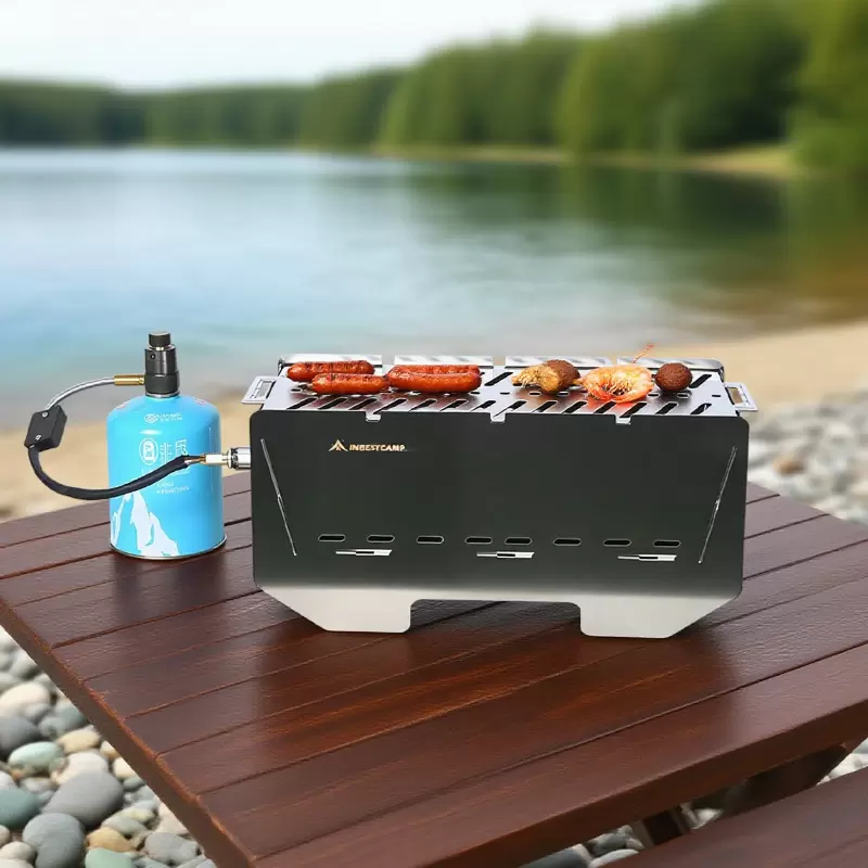 Parrilla de gas para acampar Inbestcamp