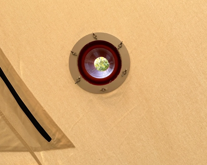 Cómo instalar un tubo de humos en una estufa de lona