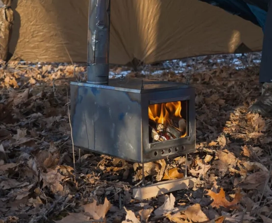 Estufa de tienda plegable ultraligera de menos de 15 libras