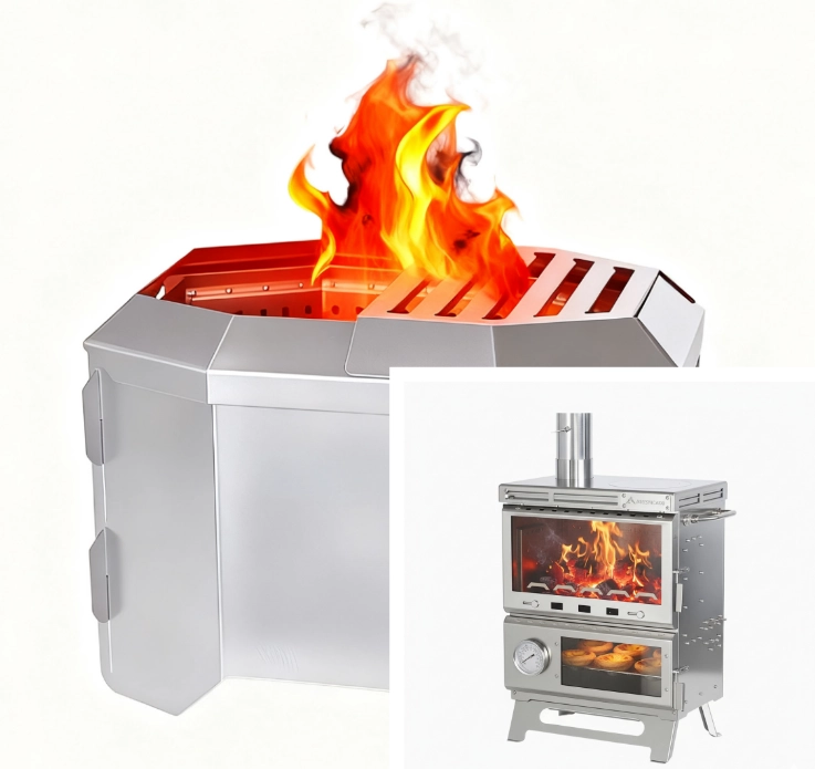 Estufa para tienda de campaña vs. fogón: ¿cuál produce más BTU?