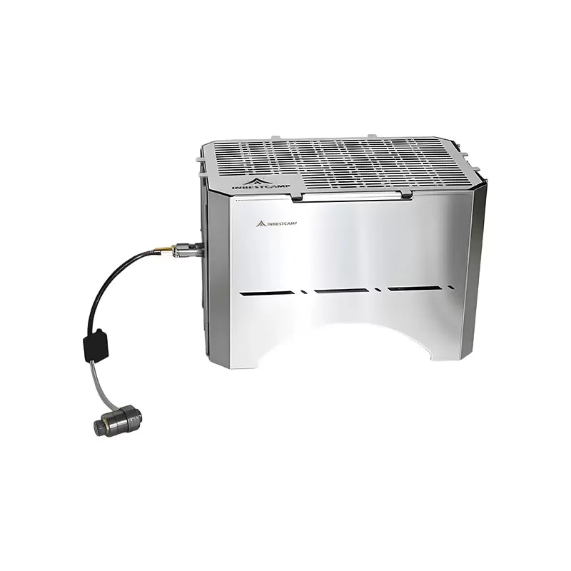 Parrilla de barbacoa de carb&oacute;n de gas plegable