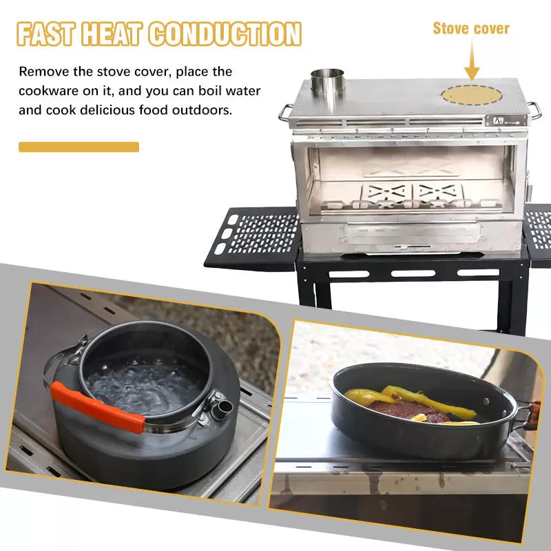 Estufa de leña para tienda de campaña ODM