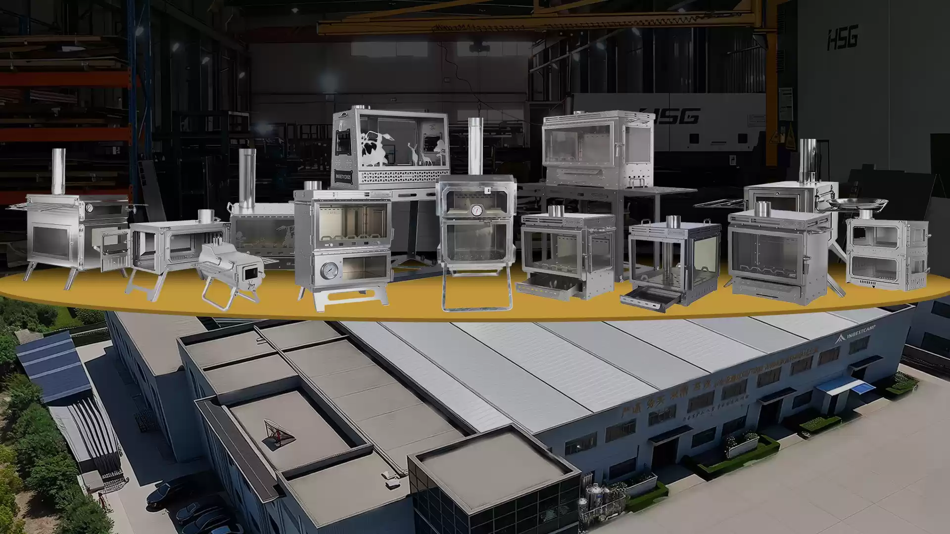 Fabricante de estufas de le&ntilde;a para acampar al aire libre y calefacci&oacute;n