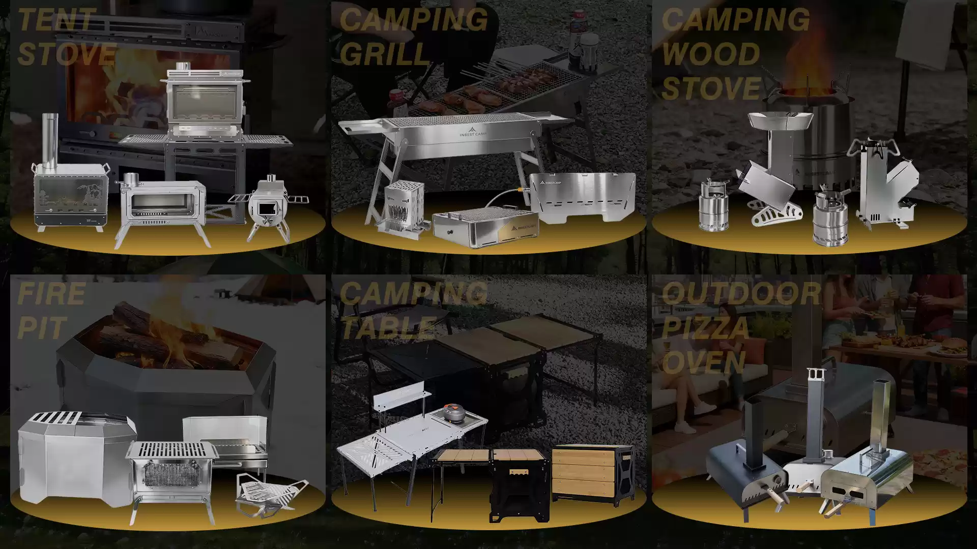 Estufas de le&ntilde;a, parrillas y fogatas para exteriores