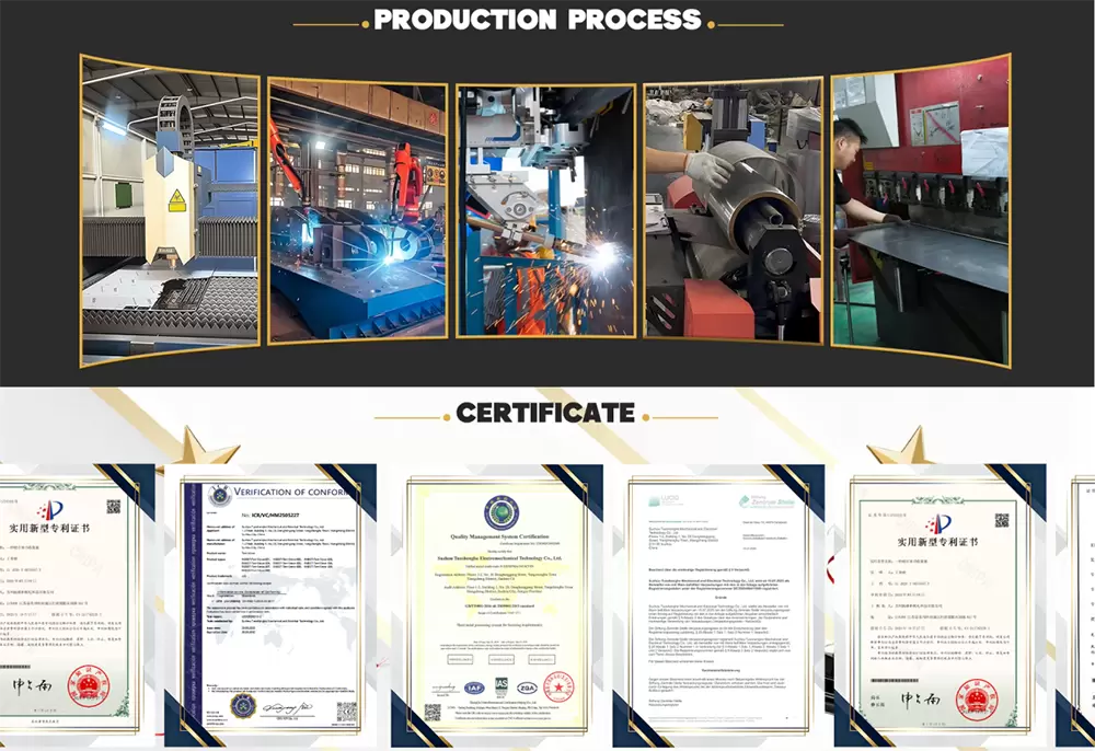 Proceso de producción de estufas de tienda