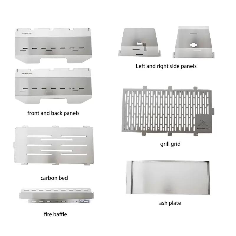 Fabricación ODM de parrillas de camping compactas de alta calidad