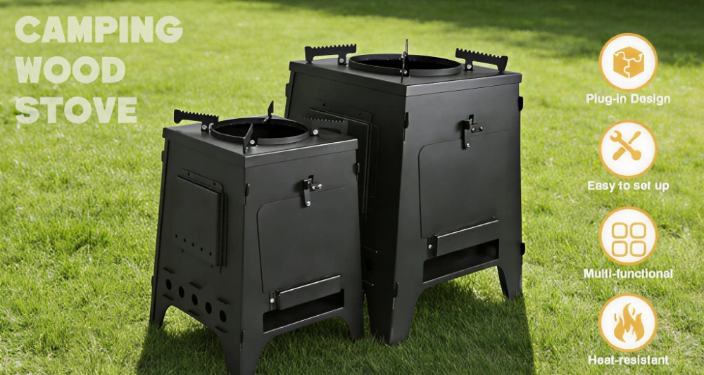 Fogata port&aacute;til desmontable para acampar