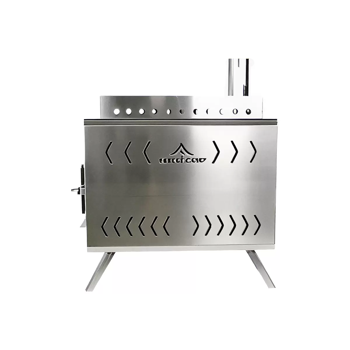 Estufa de sauna de le&ntilde;a port&aacute;til de acero inoxidable