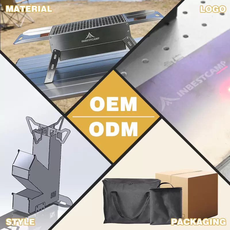 Estufa de le&ntilde;a port&aacute;til directa de f&aacute;brica OEM ODM para distribuidores